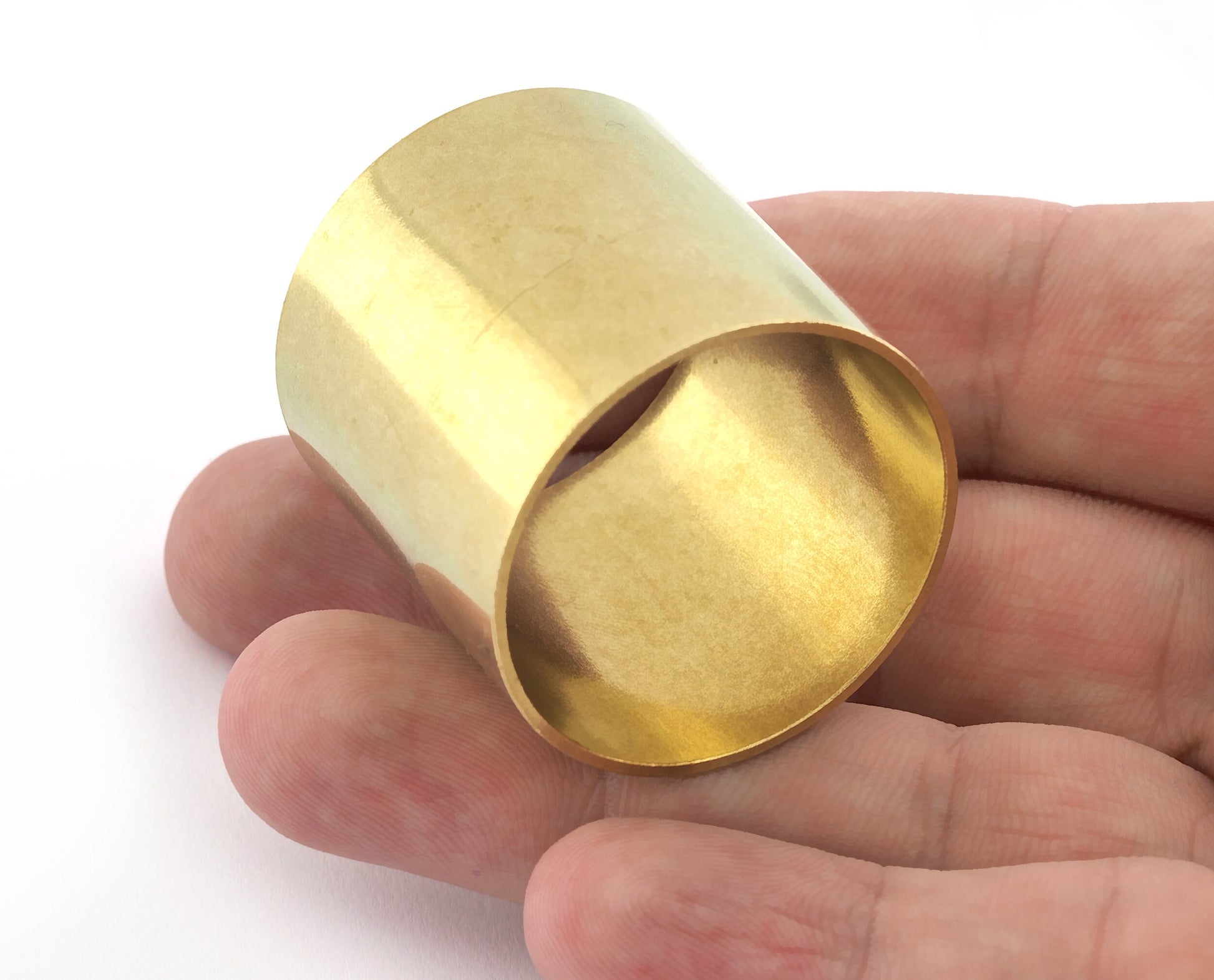 Big Cylinder tube 36x36mm (34mm inner size) raw brass bab34 S400