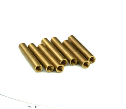 Raw Brass Tube Bar 30x5mm (M4 screw thread ) 542