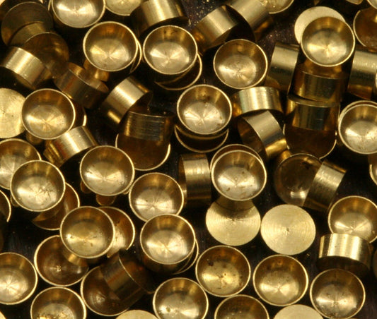 Raw Brass 4mm Pendant finding Setting 1543