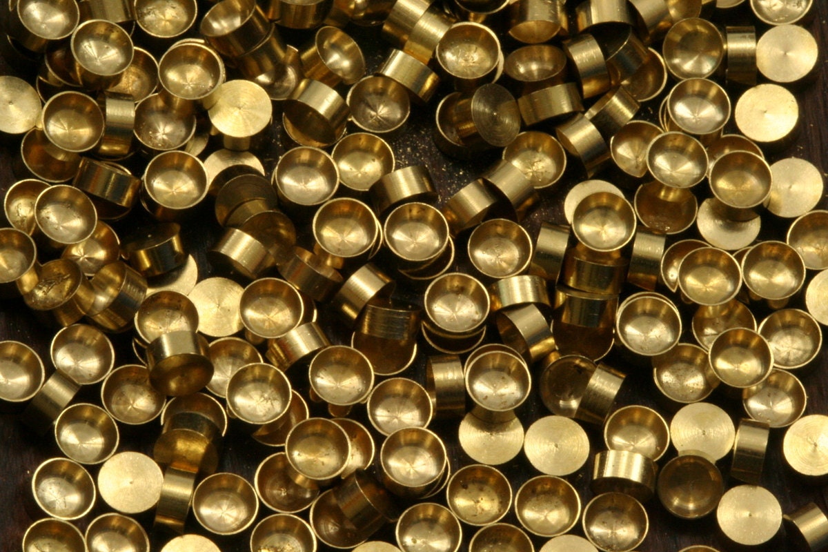 Raw Brass 4.5 mm Pendant finding Setting 1775