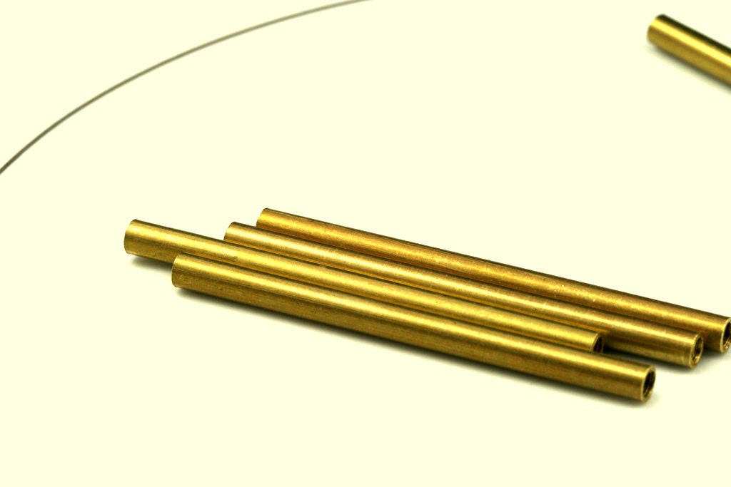 raw brass tube 5x70mm (hole 4mm M4 thread) 560
