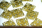 Square filigree connector 60 Pcs Raw Brass 15mm Charms ,Findings 414R-32