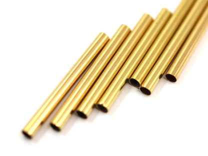 Raw Brass Tube 30x2.8mm (hole 2.4mm) E302Y25 1895