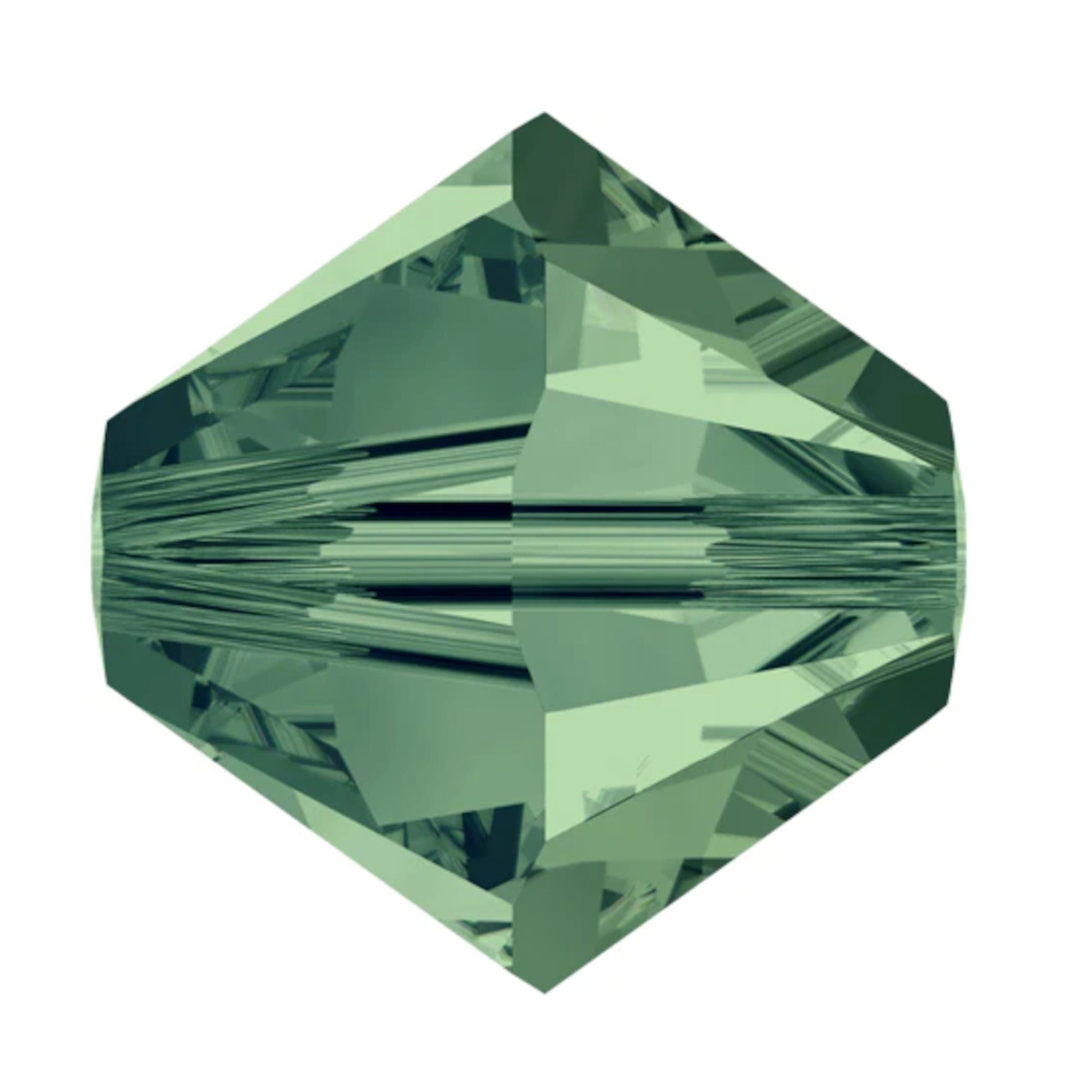 Swarovski Beads Crystal 5301 4mm XILION Bi Cone 360 (Erinite) Bicones S414-360