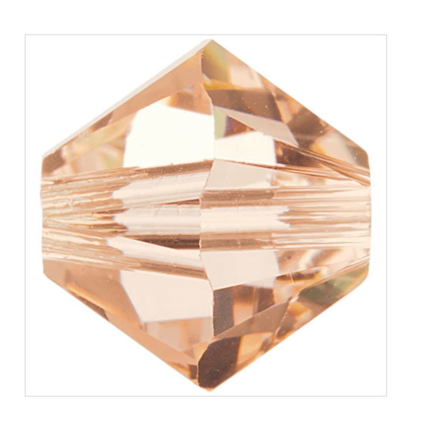 Swarovski Beads Crystal 5301 4mm XILION Bi Cone 391 (Silk ) Bicones S414-391