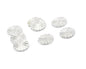Starburst Design Tag 8 mm (0.6mm 1mm thickness) Raw Brass 4132-4133-4128