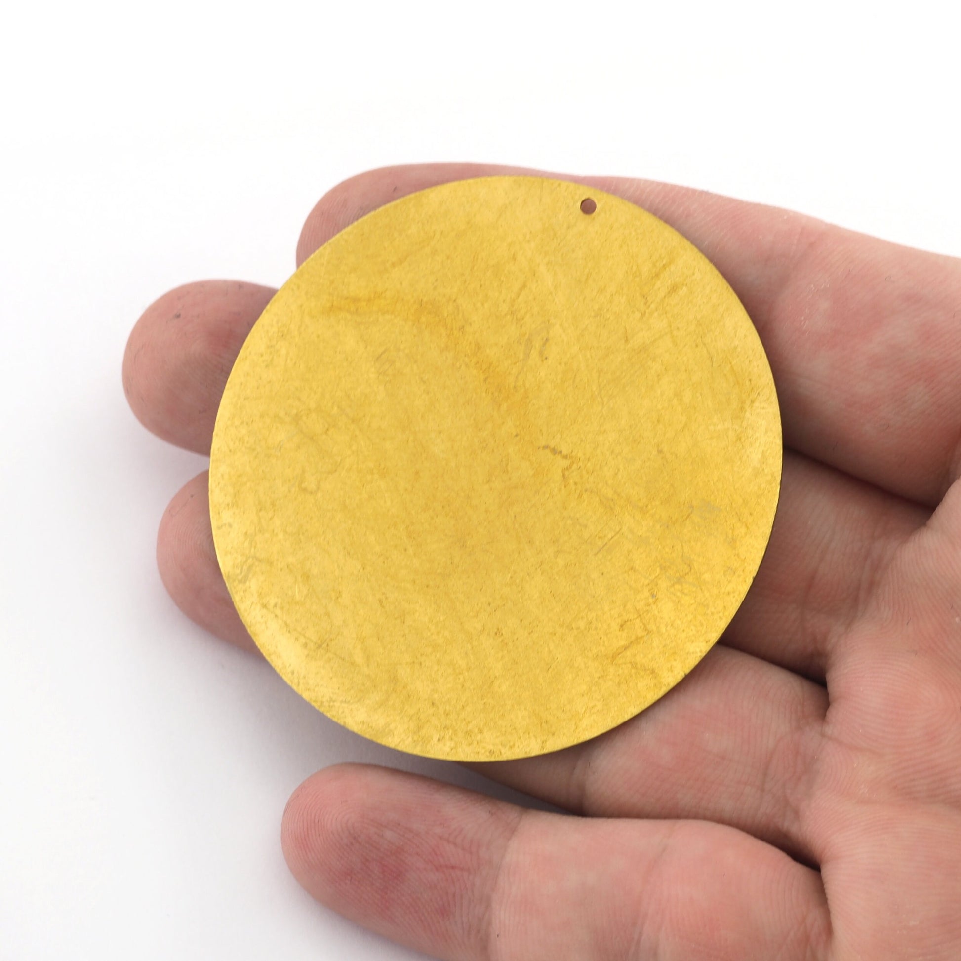 Round Disc Stamping Blanks Thck 0.5, 0.8, 1 1.5mm Dia. 6, 8, 10, 12, 14, 16, 18, 20, 22, 25, 26, 28, 30, 32, 35, 40, 46, 50, 60, 1 hole