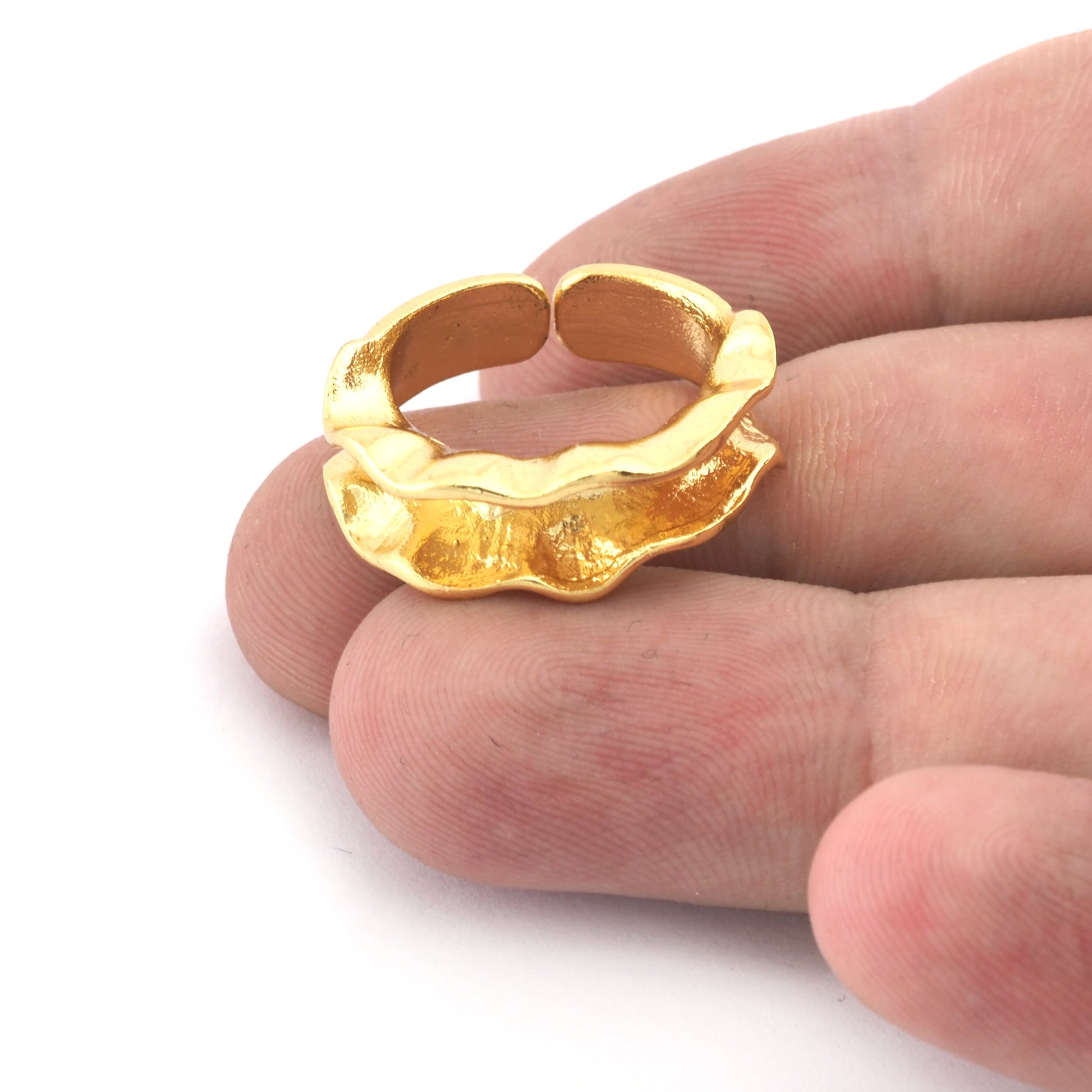 Peas pod ring,Resin Bezel Blank Adjustable Ring Raw Brass, Antique or Shiny silver and Shiny gold plated brass (7-8US inner size) OZ4240