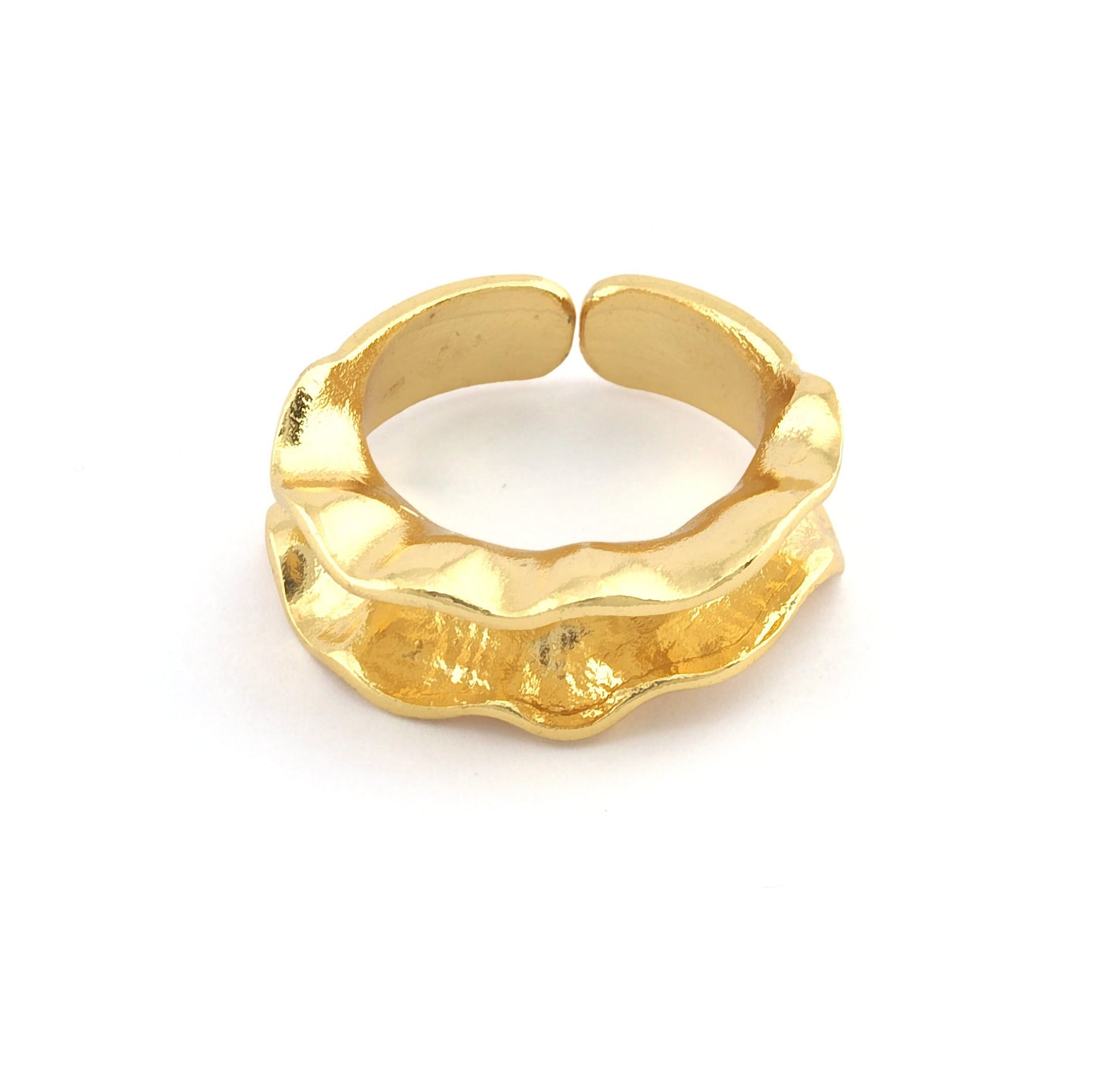 Peas pod ring,Resin Bezel Blank Adjustable Ring Raw Brass, Antique or Shiny silver and Shiny gold plated brass (7-8US inner size) OZ4240