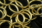 Open jump ring 100 pcs 12mm 17 gauge( 1,2mm ) raw brass (varnish) jumpring 1217JV-34 1174V