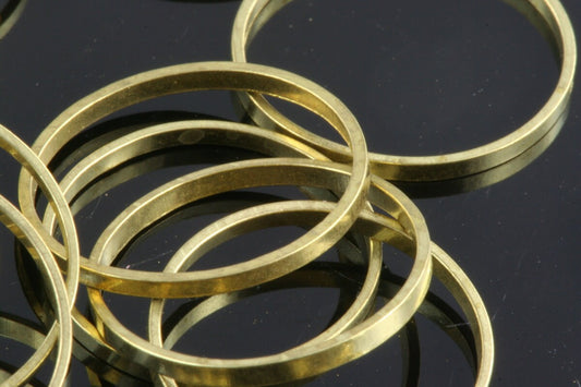 Raw Brass Ring 14mm (hole 12mm) industrial brass Charms,Pendant,Findings spacer bead 19 1674