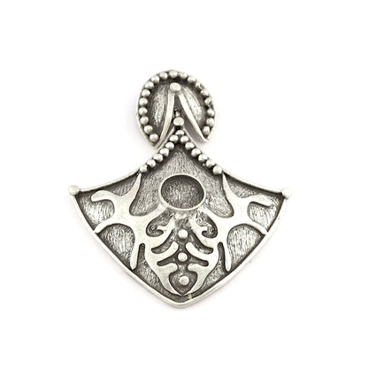 Dangle Pendant, Round Bezel Setting Blank Resin Pendant Antique Silver brass 8mm Blank 5439