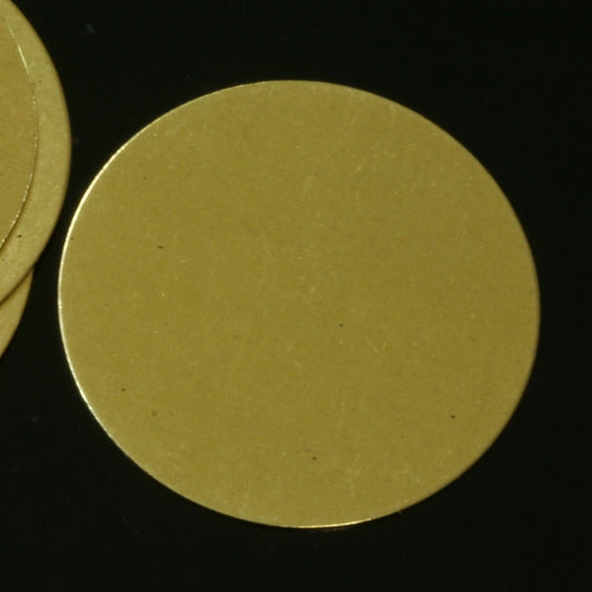 raw brass circle tag 52mm , raw brass findings 170