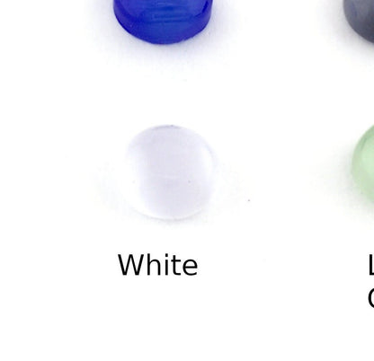 Round Cabochons 4mm Synthetic Cats Eye Glass Multi Color Cab166