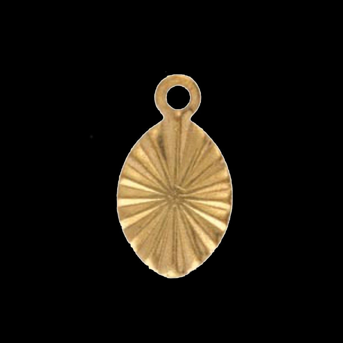 200 pcs 13x7mm raw brass oval shape 1 hole raw brass pendant, raw brass charms ,raw brass findings 107R-44 tmlp