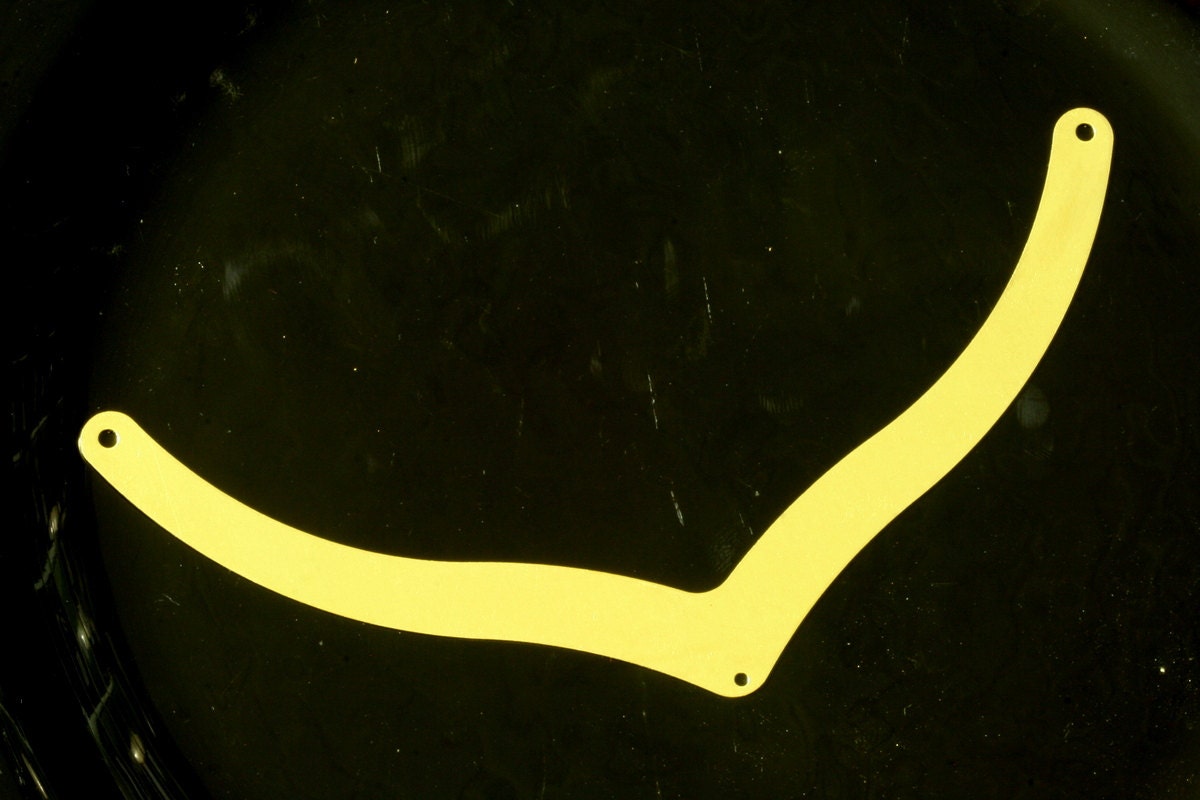 Collar, Bracelet (easy bendable) 140mm 3 hole connector,