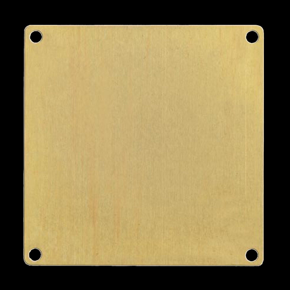 Geometric Tag Raw Brass Square 30mm with four 4 hole, raw brass connector ,raw brass Findings 676R-32