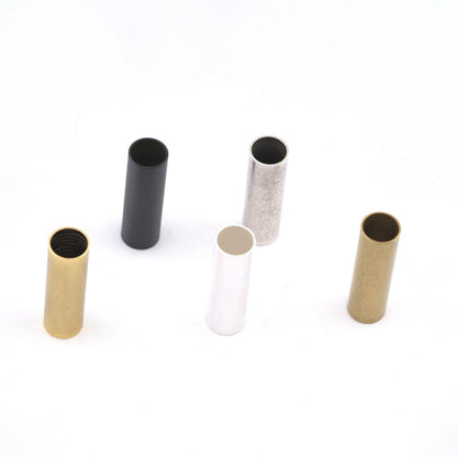 Jewelry Making Tubes Findigs Raw Brass, Antique Silver, Shiny silver, Black Gold Tone Tube 9x30mm (hole 7,9mm) 1632
