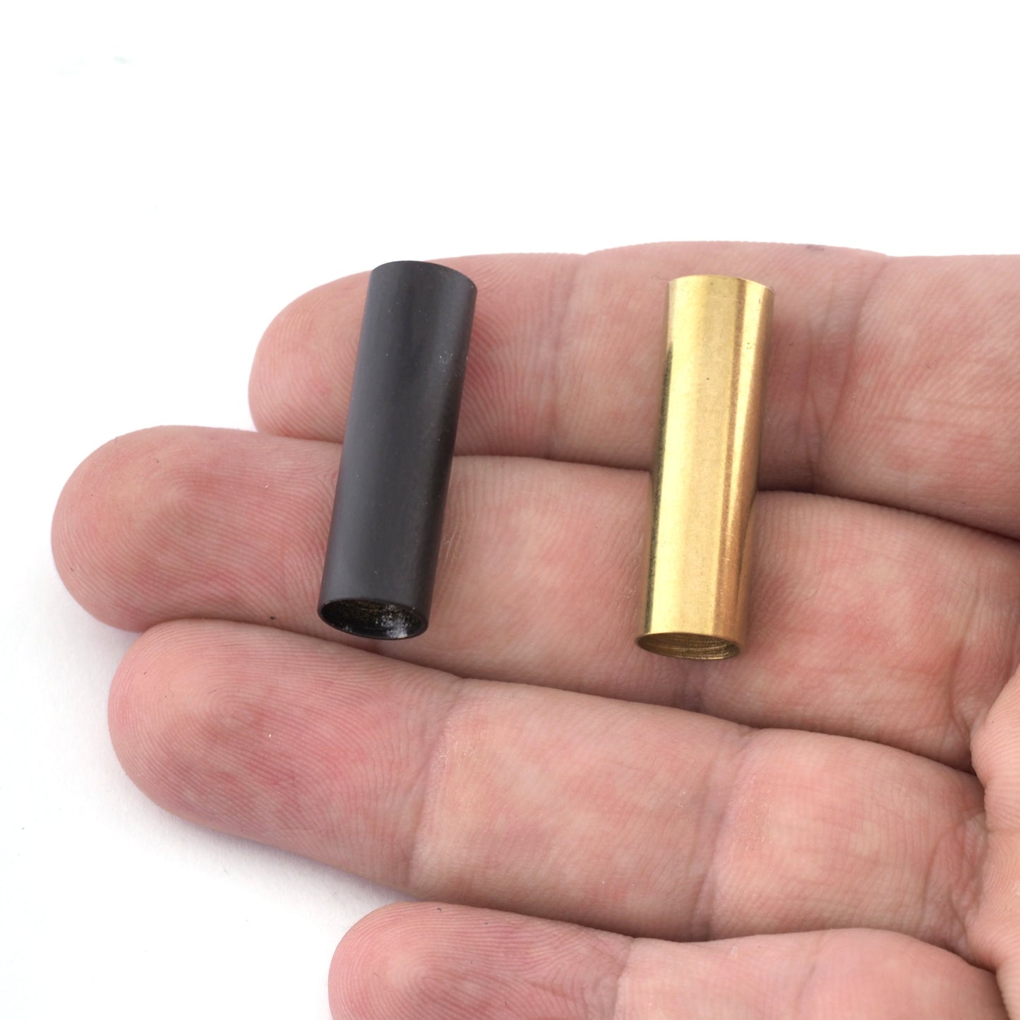 Jewelry Making Tubes Findigs Raw Brass, Antique Silver, Shiny silver, Black Gold Tone Tube 9x30mm (hole 7,9mm) 1632