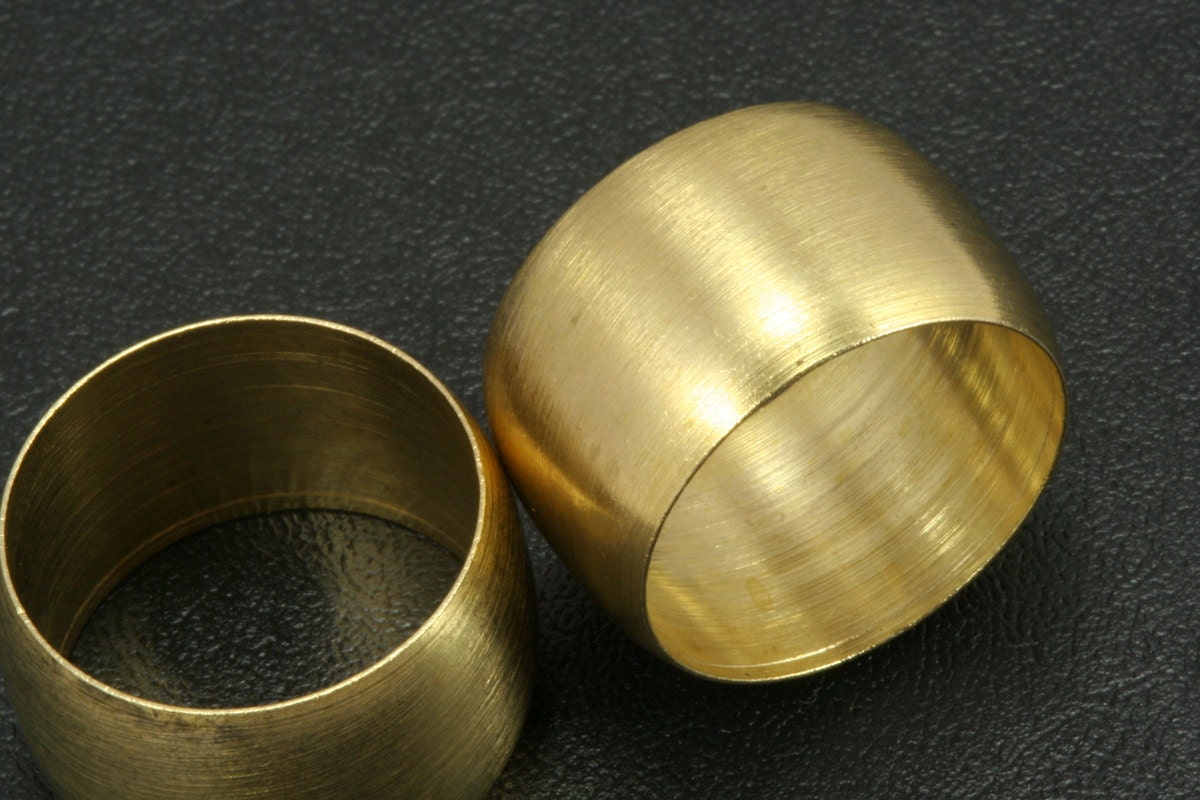 20x12mm (hole 16,7mmUS 6 1/2 ) raw brass ring, industrial brass charms, findings spacer bead bab16Ri17-R1132