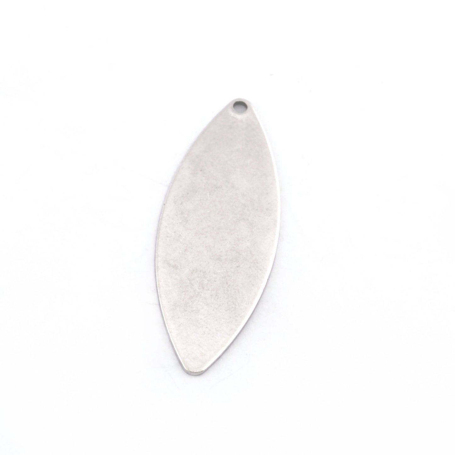 Marquise Antique Silver plated brass 45x16mm 1 hole necklace ,charms, ,findings 2171-345