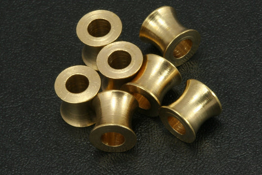 Raw brass cylinder spacer bead 8x7.5mm (hole 4mm) findings bab4 1758