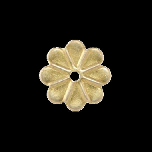 240 pcs 10mm raw brass flower shape, middle hole pendant,raw brass charms ,raw brass findings 123R