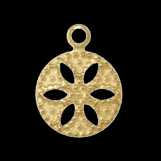 150 pcs 10mm raw brass circle,raw brass charms ,raw brass findings 132R-33