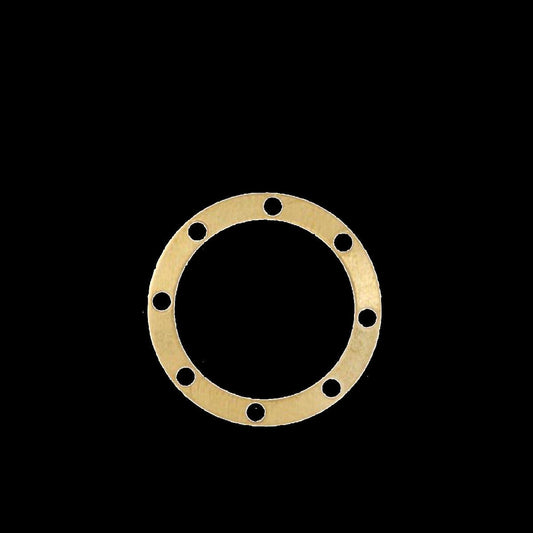 17mm raw brass circle 8 hole raw brass connector charms ,raw brass findings 135R-320