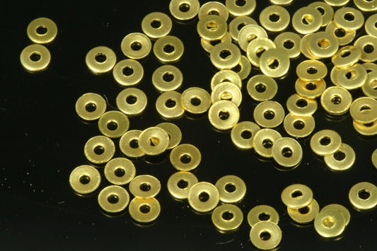 3mm raw brass circle middle hole raw brass charms ,raw brass findings 402R-150 tmlp