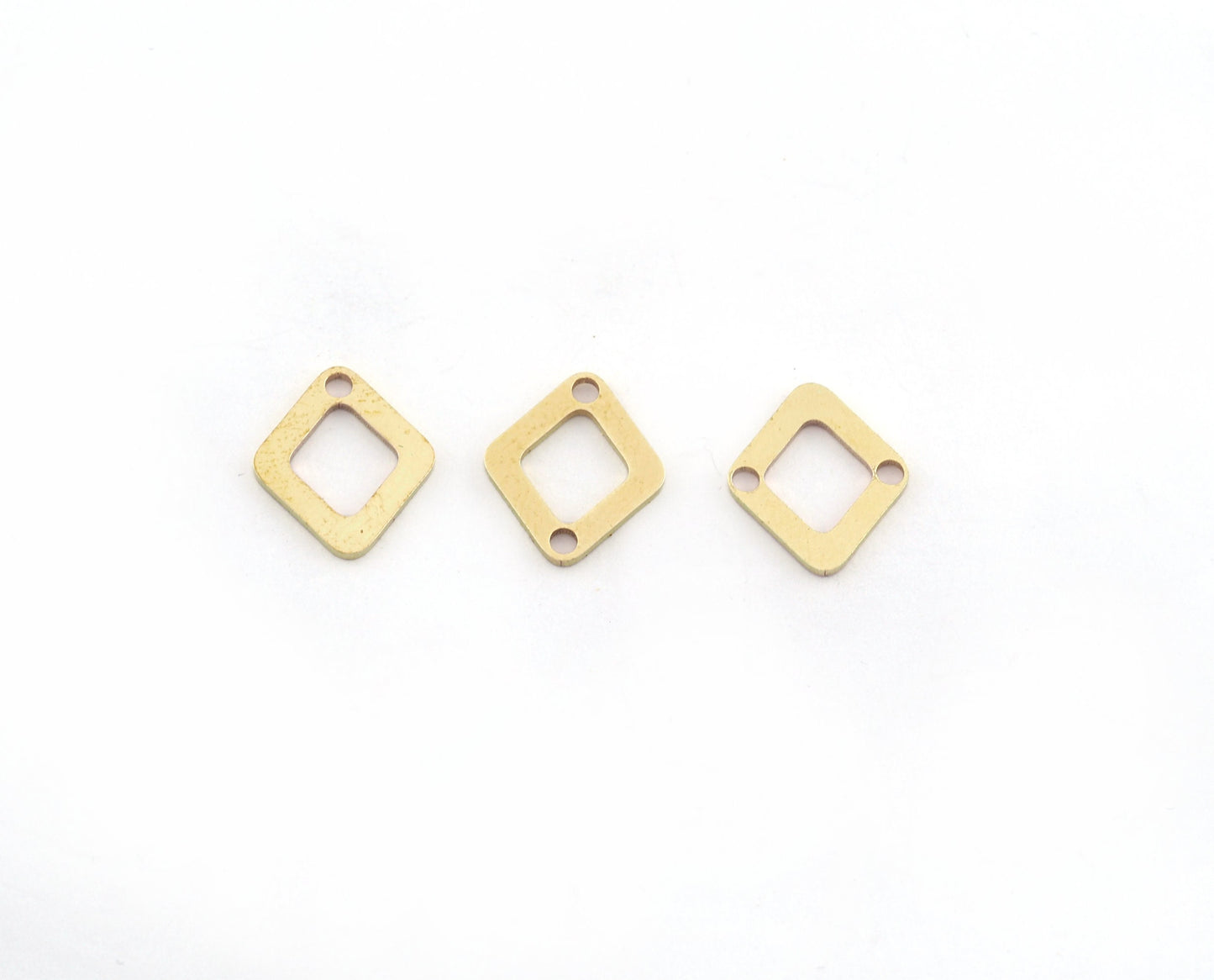 Marquise, Charms, Connector, Earring Charms, Raw brass 14x12 mm thickness 0.8mm 5534