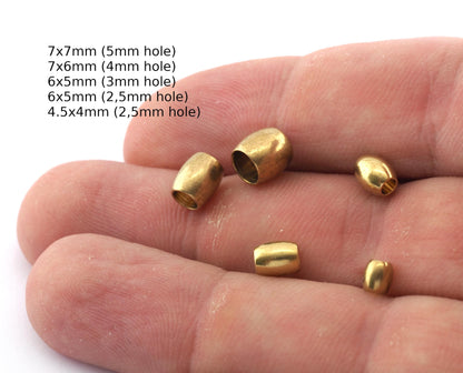 Barrel, Keg Beads Cylinder Jewelry Beads Raw Brass, Spacer Holder jewelry finding BAB5 -2,5 2119 1987 2055 2054 1925