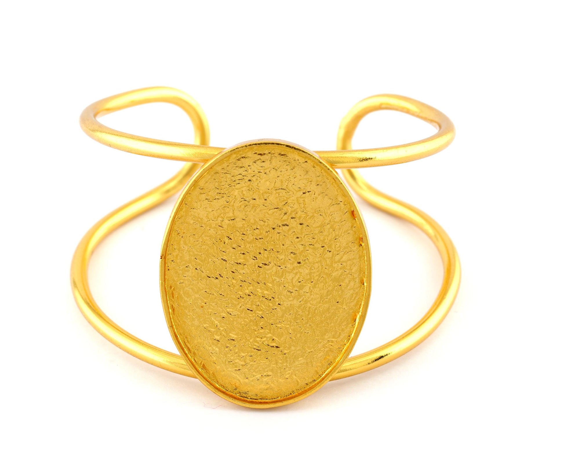 Oval Bracelet Blank Resin Blank, Cabochon Mounting, Bracelet Making, Bracelet that fits perfectly on the Wrist Adjustable 40x30mm Blank 5555