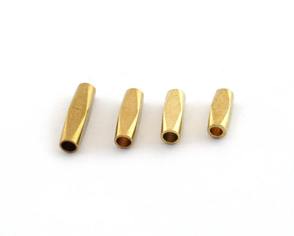 Bicone Beads, Middle Hole Beads, Jewelry Beads Raw Brass, Spacer Holder jewelry finding BAB2 2044 2045 2046 2047