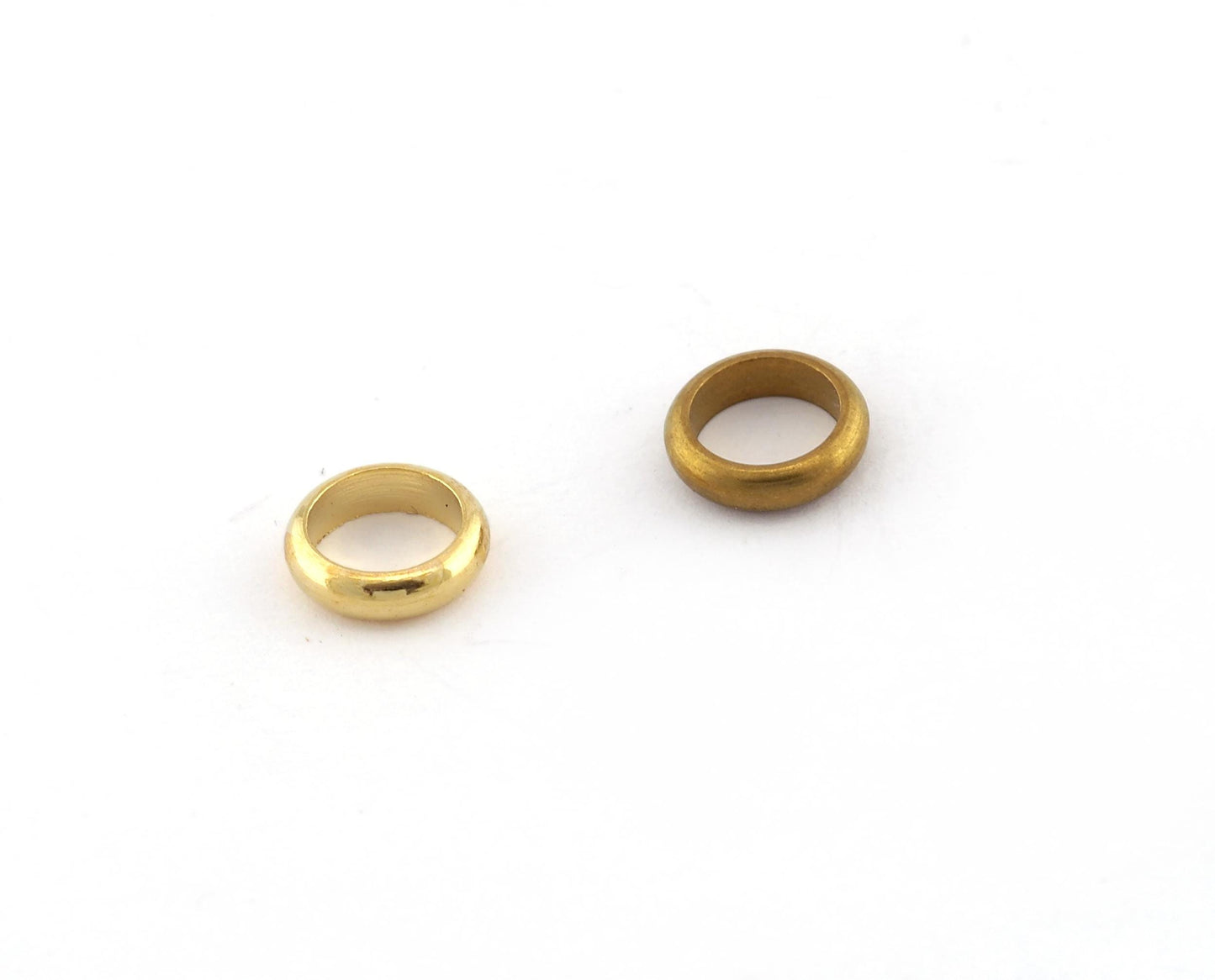 Spacer Donut Bead Raw Brass or Gold Plated Ring 7x2mm (hole 5mm 4 gauge) Charms,Pendant,Findings bab5Ri66 oz1595