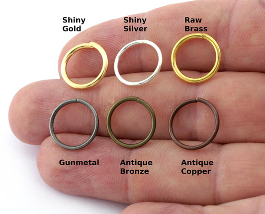 Open jump ring 100 pcs 14mm 15 gauge( 1,5mm ) raw brass (varnish) jumpring 1415JV-60 1177 V