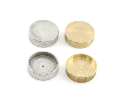 Round Disc blank setting findings 19x5,5mm finding 17mm blank 1406