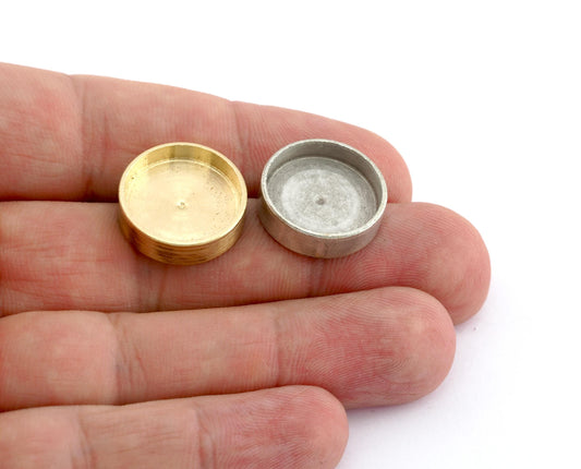 Round Disc blank setting findings 19x5,5mm finding 17mm blank 1406