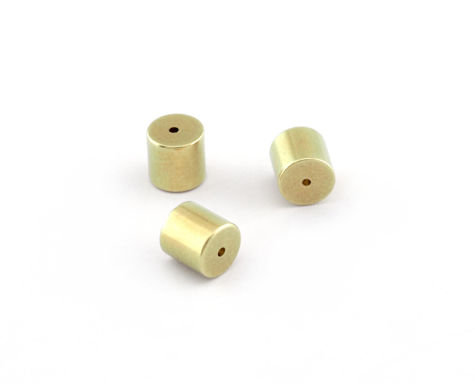 Cylinder Metal Beads Raw brass tube 6x6mm (hole 1mm) Cylinder Jewelry Making Beads bab1 5580