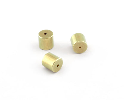 Cylinder Metal Beads Raw brass tube 6x6mm (hole 1mm) Cylinder Jewelry Making Beads bab1 5580