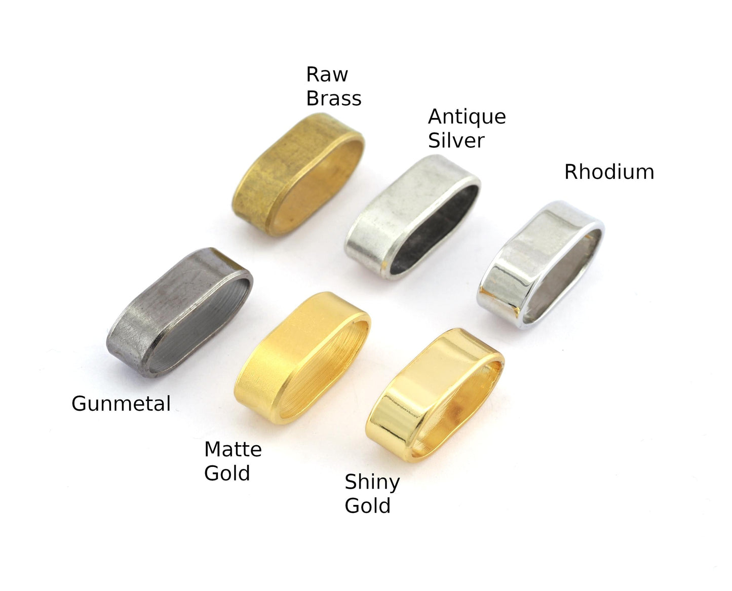 Slider Beads Spacer Findings, leather, ribbon ,cord ,slider Brass plated options rhodium gold silver, 18x9x6mm spacer hole 16x7mm bab OZ2324