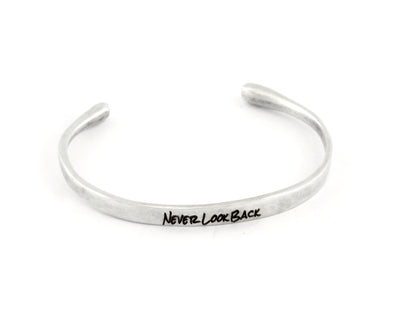Text Bracelet , Name Bracelet Gold Silver Color Options (Adjustable ) LZR01