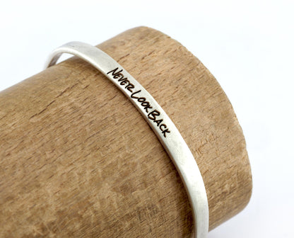 Text Bracelet , Name Bracelet Gold Silver Color Options (Adjustable ) LZR01
