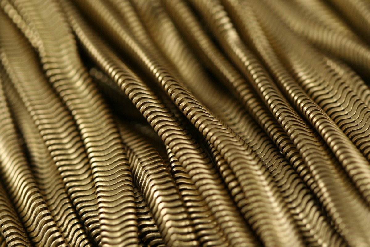 Snake Chain 5mm 0.2 inch Raw Brass Z029