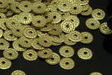 1000 Pcs Raw Brass 6,5mm circle middle hole raw brass charms ,raw brass findings 84R-130 tmlp