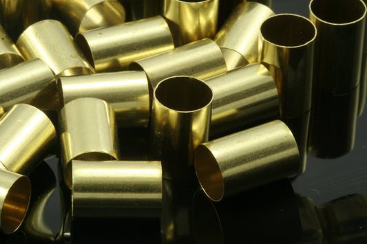 Raw Brass Tube 20 Pcs 7x10mm (hole 6,5mm ) 1932