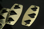 raw brass - 2 hole Charms 100 pcs 10x27mm ,Findings 1012-58