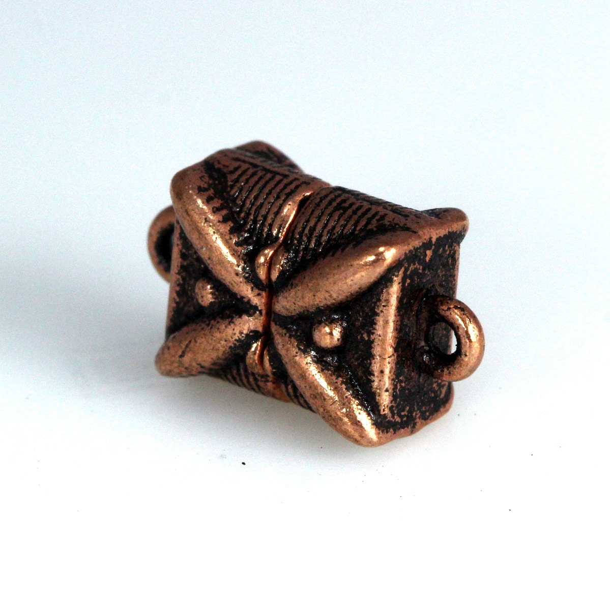 Magnetic Clasp Bracelet Necklace Clasp 1 strands 9mm 0,35" antique copper tone alloy MCL AC1193