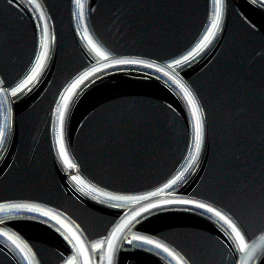 Open jump ring 26mm 15 gauge( 1,5mm )US14 40 pcs silver plated brass jumpring 2615JS-47 237