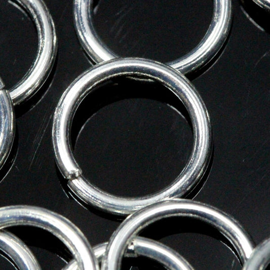 Open jump ring 20mmUS6.5 15 gauge( 1,5mm ) 50 pcs silver plated brass jump ring 2015JS-44 1185S